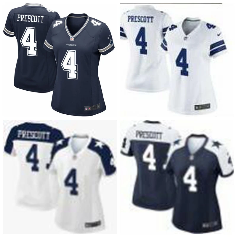 Стилизованный, высокое качество, Dallas s DAK PRESCOTT для женщин Джерси