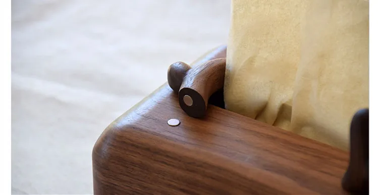 Antler Tissue Box ручная резная цельная деревянная коробка для полотенец качественный ящик для хранения дома из грецкого ореха Настольный деркорации
