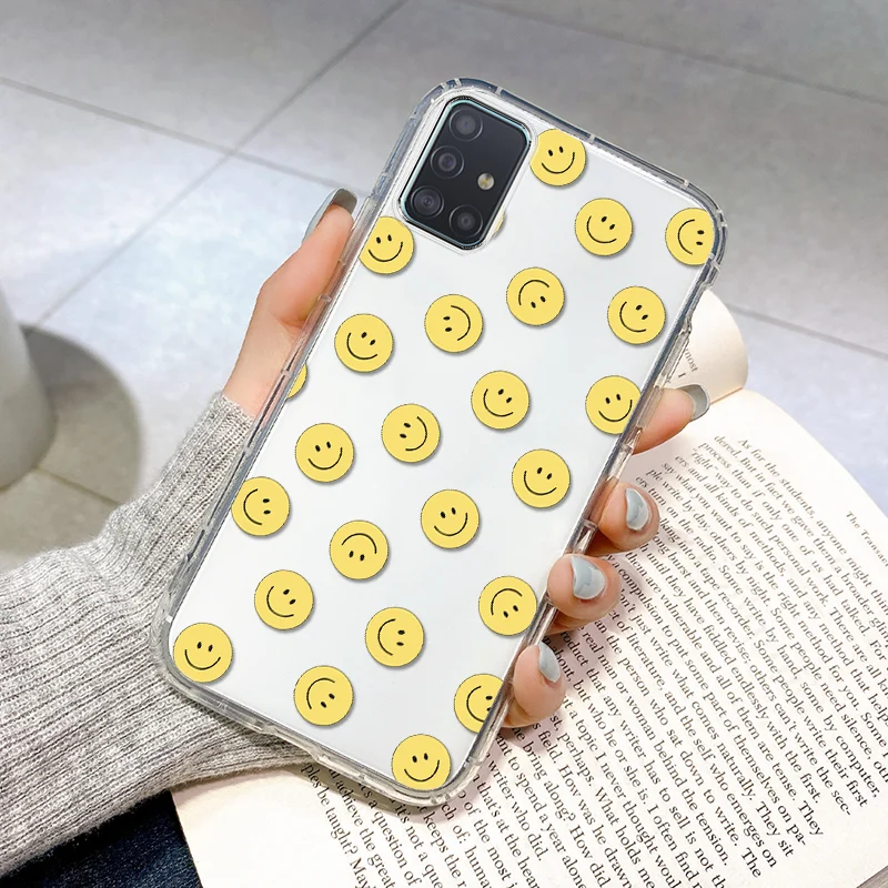 For Samsung Galaxy A51 Case Silicone Clear Funda On Samsung A51 4G 5G Protective Case Soft Coque Galaxy A 51 Shockproof Bumper samsung cases cute Cases For Samsung