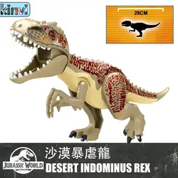 Мир Юрского периода пустыня Indominus Rex животные и леса Совместимость с лего строительные блоки