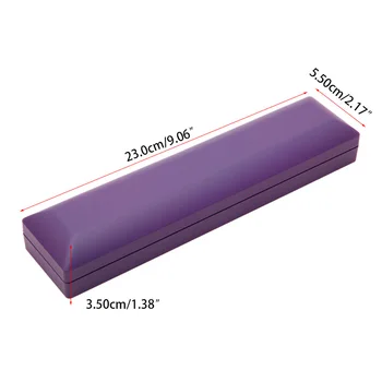 

LED Velvet Long Boxes Necklace Padent Gift Box Wedding Jewelry Display Case Hot 50PE