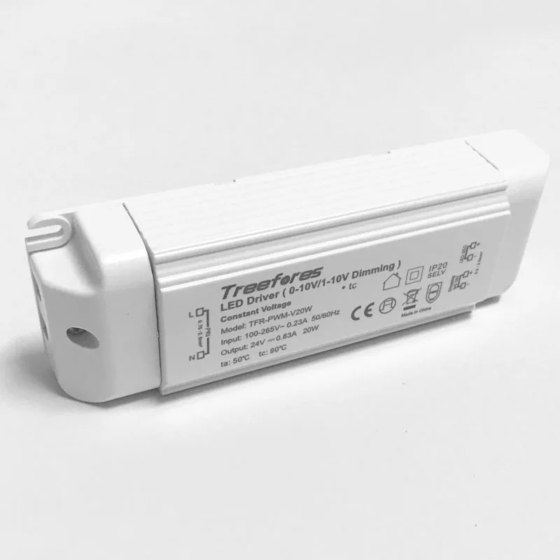 350mA 500mA 700mA 900mA 1050mA мощностью 10 Вт, 20 Вт, 30 Вт 0-10В ШИМ затемнения светодиодный трансформатор AC90V-305V для DC7-80V CE SAA