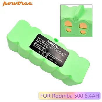 

Powtree 6400mAh 14.4V Battery for iRobot Roomba 500 600 700 800 Series Vacuum Cleaner iRobot roomba 600 620 650 700 770 780 800