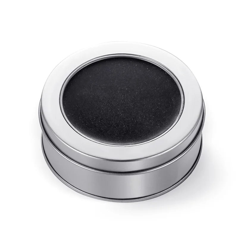 

Tin Cans Bracelet Box Gift Box New Style Jewelry Bracelet Box Gift Non-Logo Transparent Top with Sponge