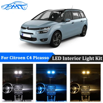 

BMT Car LED Interior Dome Map Light Bulbs For Cars Canbus No Error For Citroen C4 Picasso Grand 2007+ Auto Accessories Lighting