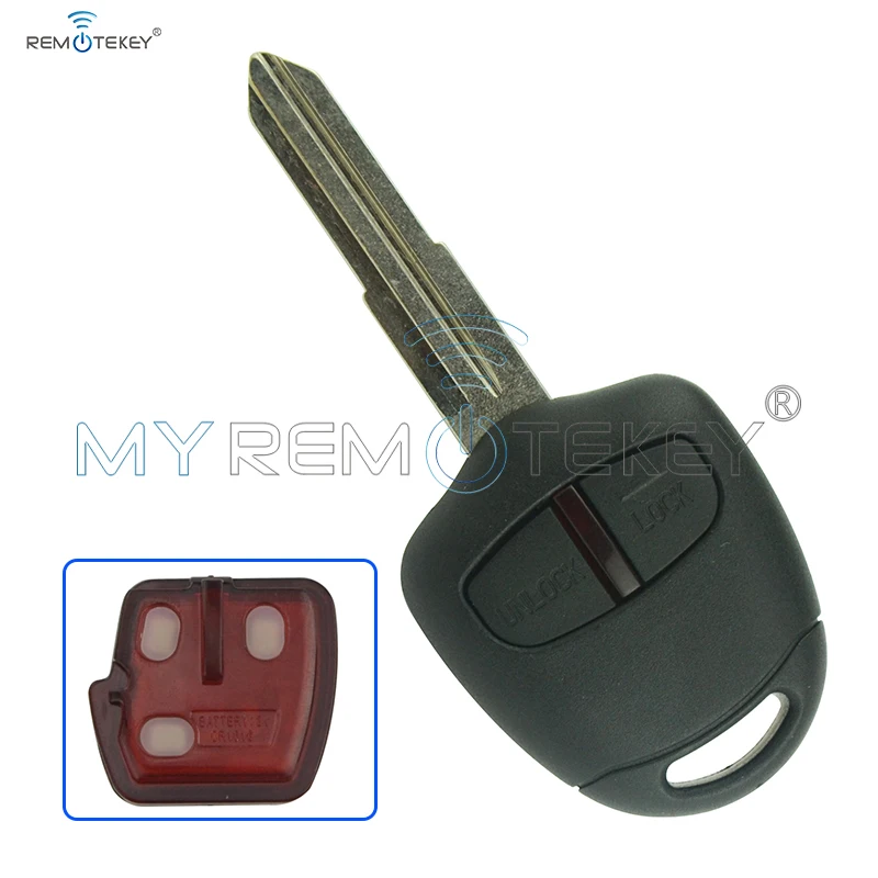 Remtekey Remote Key For Mitsubishi Montero Pajero Shogun 2006-2014 MIT8 Left Type Blade 433mhz ID46 2 Button Car Key