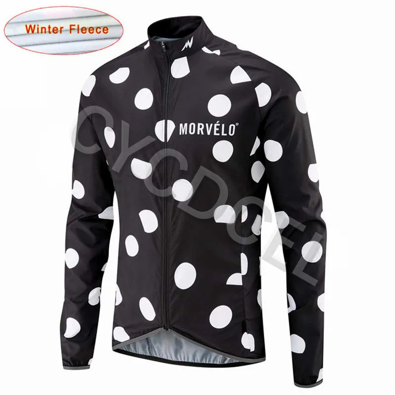 Morvelo мужские флисовые Теплые майки с длинным рукавом для велоспорта Mtb Одежда для велоспорта