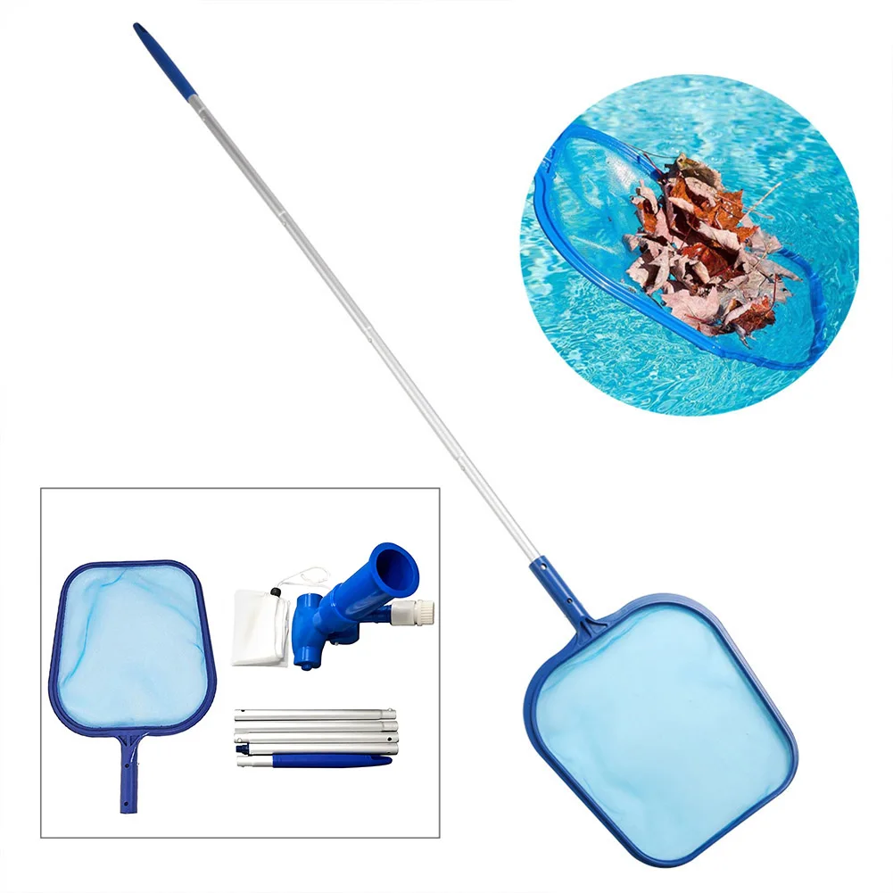 Hot Spring Cleaning Tool with Leaf Mesh Swimming Pool Suction Head Vacuum Cleaner Frame Net Skimmer Cleaner Swimming Pool