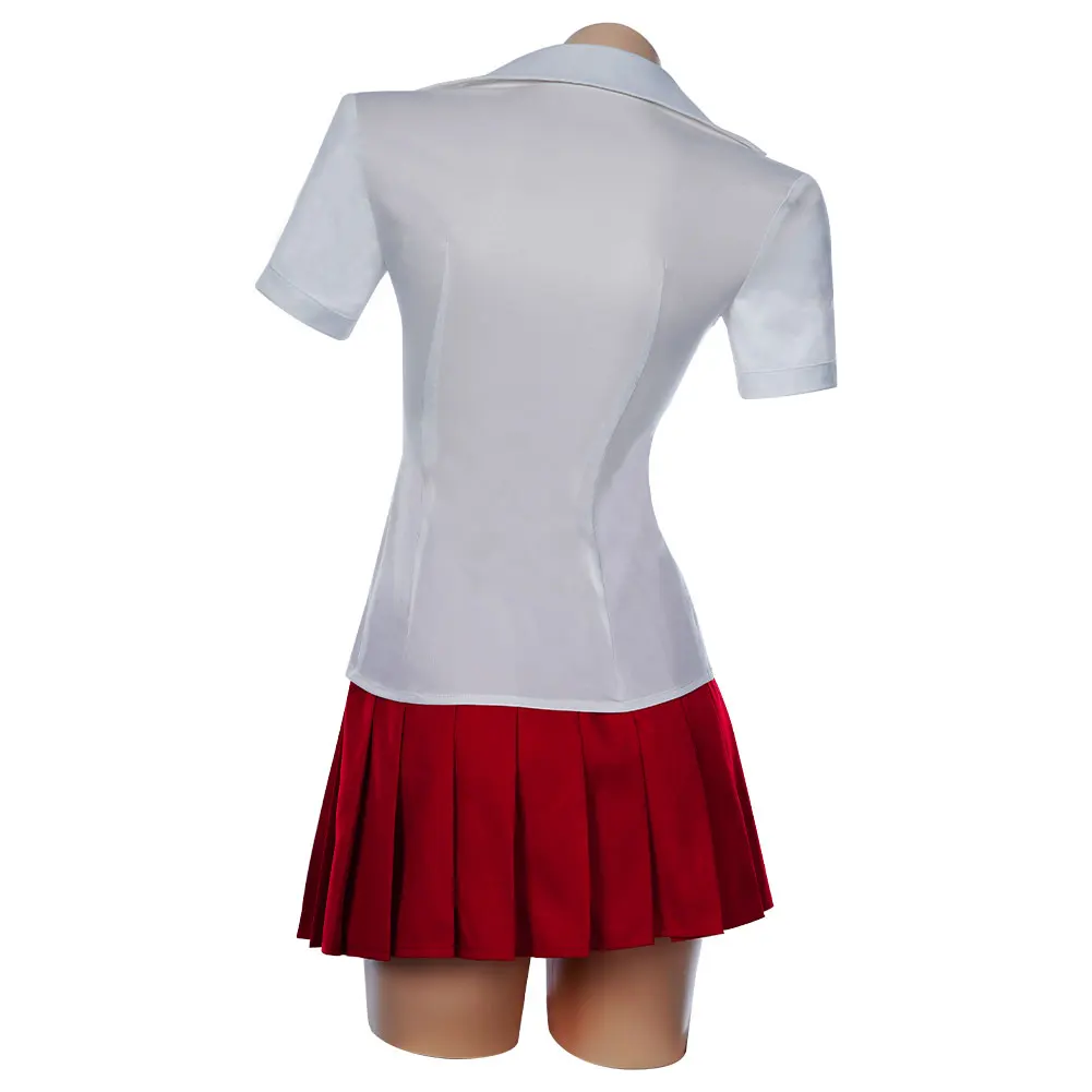 Danganronpa Akane Owari костюм для косплея школьная форма девочек рубашка + женский