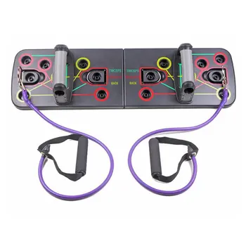 

Push-up bracket fitness equipment chest muscle training exercise stand bracket pull rope training board