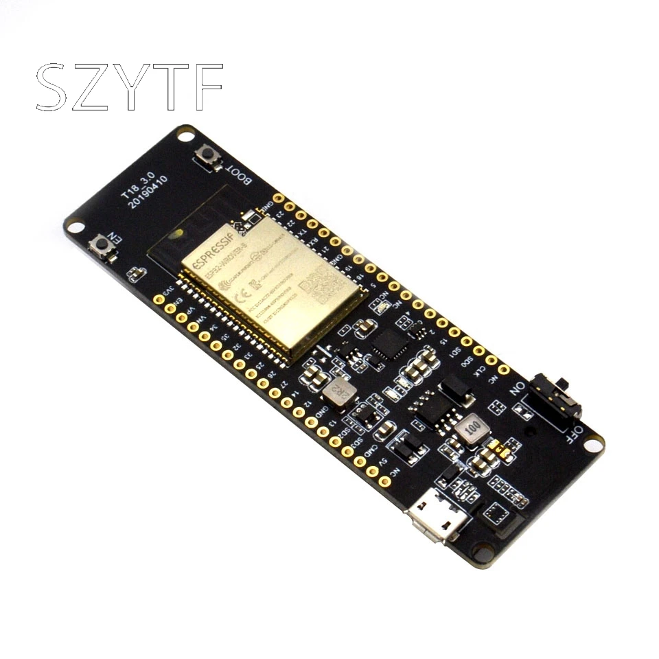 TTGO T Energy T18 WiFi and Bluetooth module 18650 ESP32 WROVER Boards|Integrated Circuits| - AliExpress