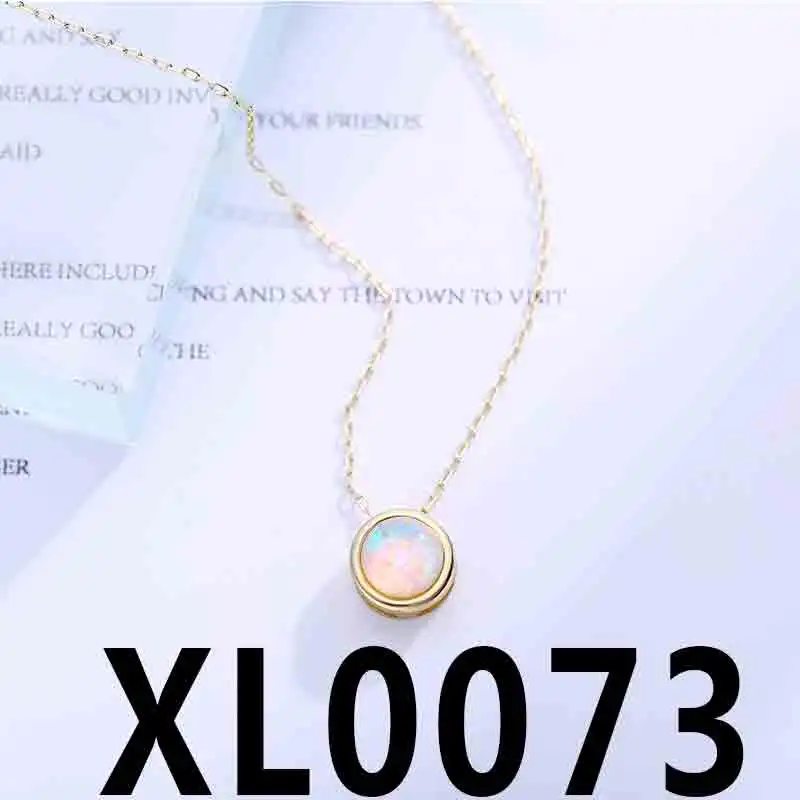 TS-XL005, высокое качество,, милый испанский медведь, драгоценный камень, ожерелье, ювелирное изделие, женское ювелирное изделие, ожерелье из стерлингового серебра - Цвет камня: XL0073-517094500