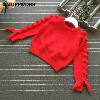 

Girl Sweater Autumn Winter Children Girls Clothes Woolen Cotton Toddler Girls Cardigan Kids Knitted Clothes Sweater For Girls