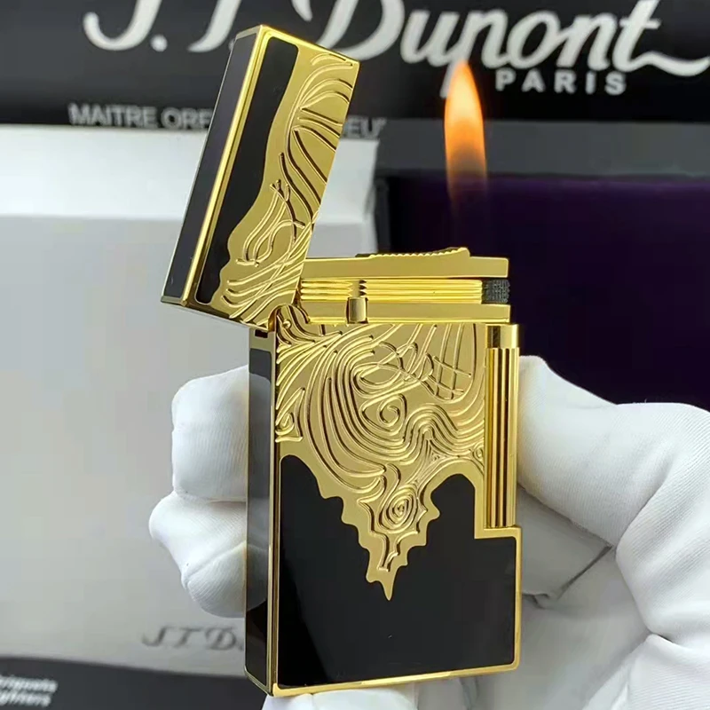High Quality Ligne 2 France Dupont Handmade Metal Butane Lighter