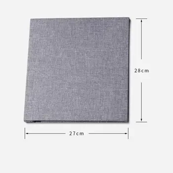 

Hot New Linen 16inch DIY Photo Album Lovers Birthday Gift Wedding Photos Baby Photo Ablum Scrapbook Paper Crafts Albums Sticky