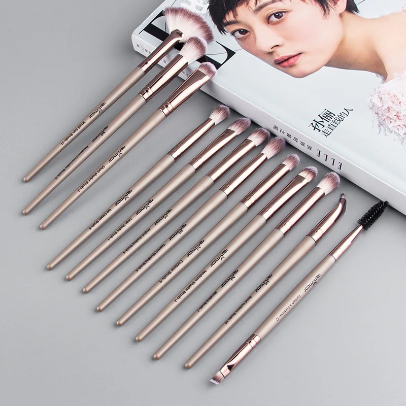 

Makeup brushes Set 12pcs / lot eye shadow eyeliner brushes to make professional eye shadow brush eyeshadow brush set
