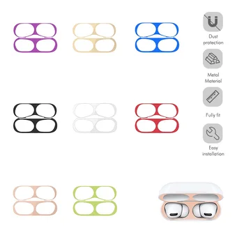 

1Pcs Metal Dust Guard Stickers Inside Sticker Dustproof Protective Earphone Film For AirPods Pro For AirPods Pro Charging Box