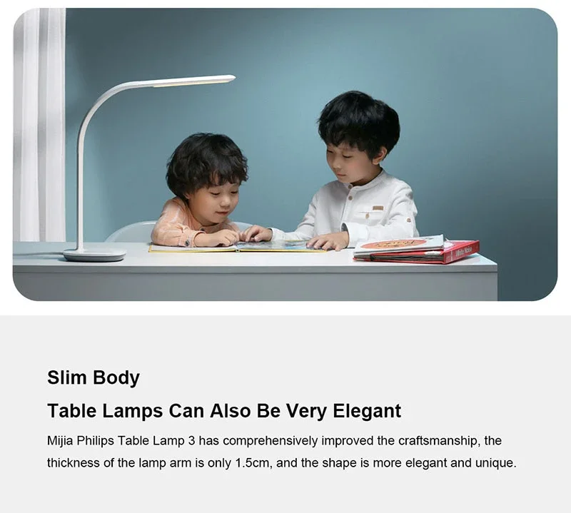 Xiaomi Mijia Table Lamp 3 10 Gear AA Level Smart Read Desk Lamp Bending Office Ra90 Voice Control Lights Eye Protection