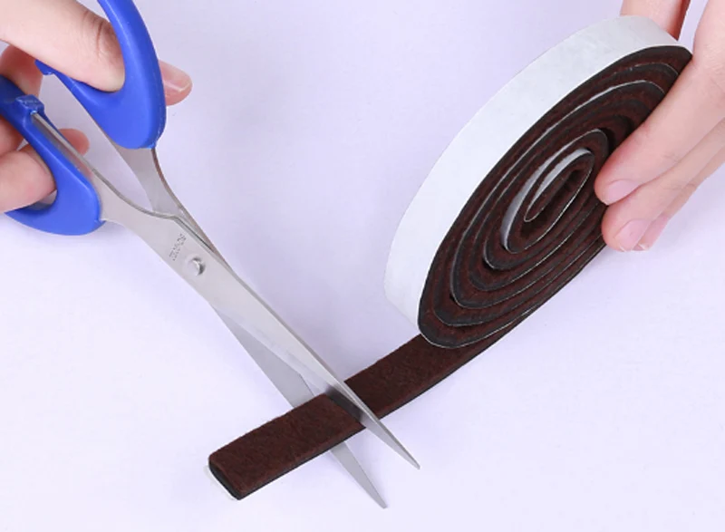 152cm Self Adhesive Furniture Feet Protector Pads Roll Chair Table Leg Felt Pads Cover Strips Anti-slip Mat Wood Floor Protector