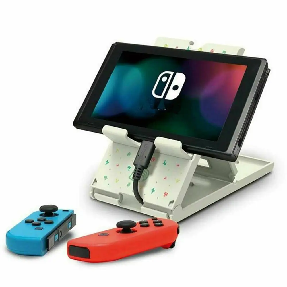 For Animal Crossing Stand Switch Accessories Adjustable Holder Bracket Shell for Nintendo Switch Lite Game Card Case