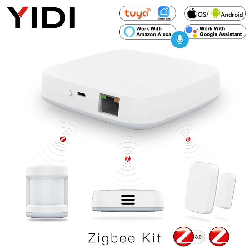 Humidity-Sensor-Monitor Smart-Gateway-Hub Home-Automation-Scene Pir-Door Window-Temperature