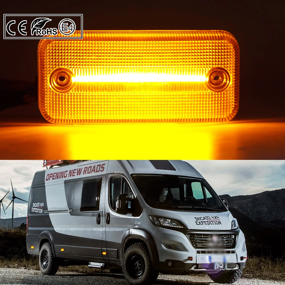 ClearLED Боковой габаритный фонарь указателя поворота для Fiat Ducato Citroen реле peugeot Boxer Renault VOLVO MAN F Iveco DAF JEEP Cherokee II