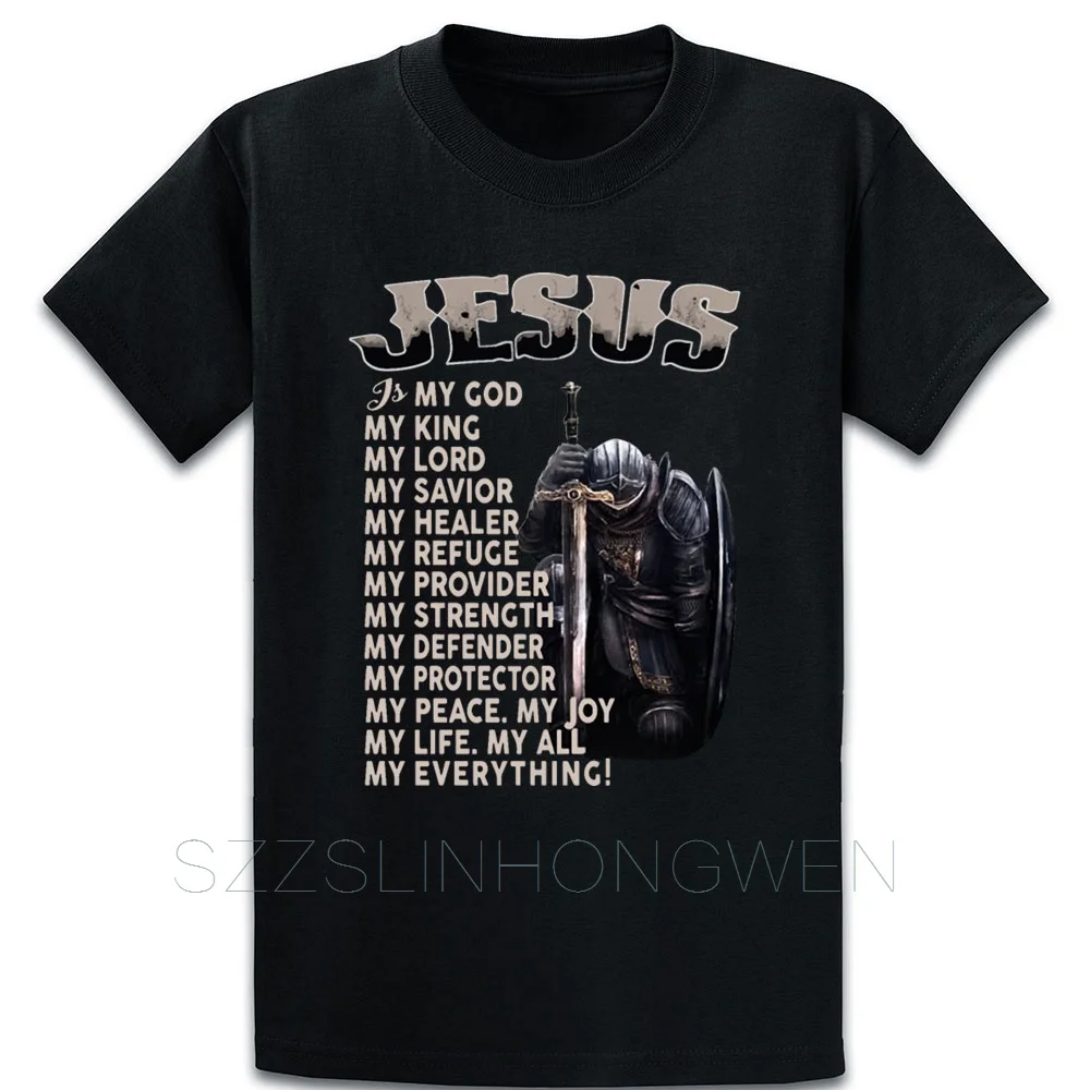 Jesus Is My Godking/спаситель Спаситель приют пров футболка весна строительство