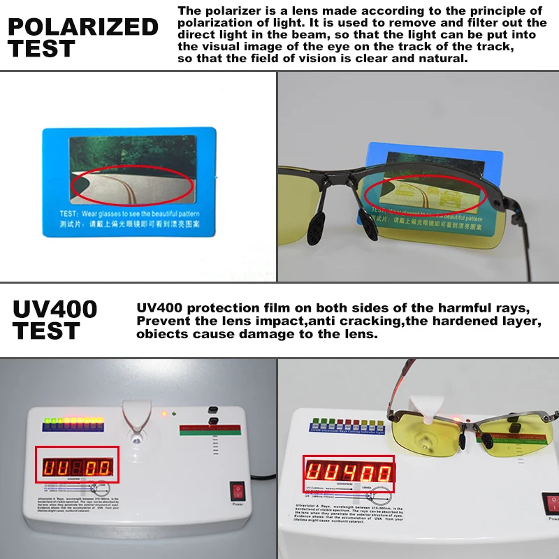 Интеллектуальные поляризованные фотохромные солнцезащитные очки, очки для ночного видения, очки для вождения, мужские и женские желтые линзы, очки для вождения