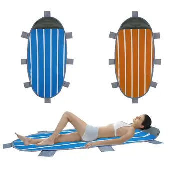 

Turtle Shape Sand-proof Foldable Fabric Beach Mat Sleeping Mattress Outdoor Camping Beach Mat Carpet with Inflatable Pillow
