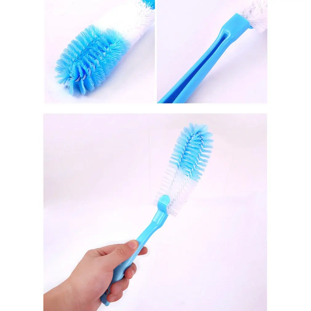 Long Handle Bottle Brush Cleaner Cup Bottom Scrubber Cleaning Washing