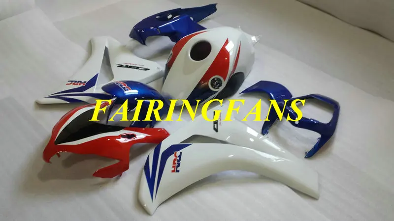 Инжекторный комплект для HONDA CBR1000RR 08 09 10 11 CBR 1000 RR CBR 1000RR 2008 2011 белая, голубая обшивка кузова+ подарки HM30