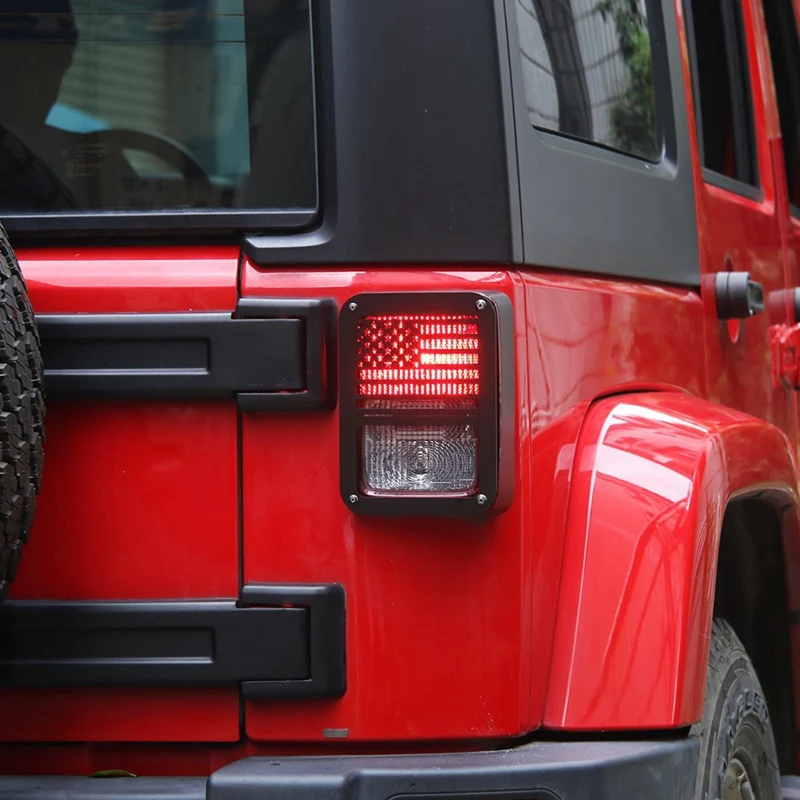 Автомобильный задний светильник, защитные накладки для 2007- Jeep Wrangler JK, неограниченное количество аксессуаров-1 пара