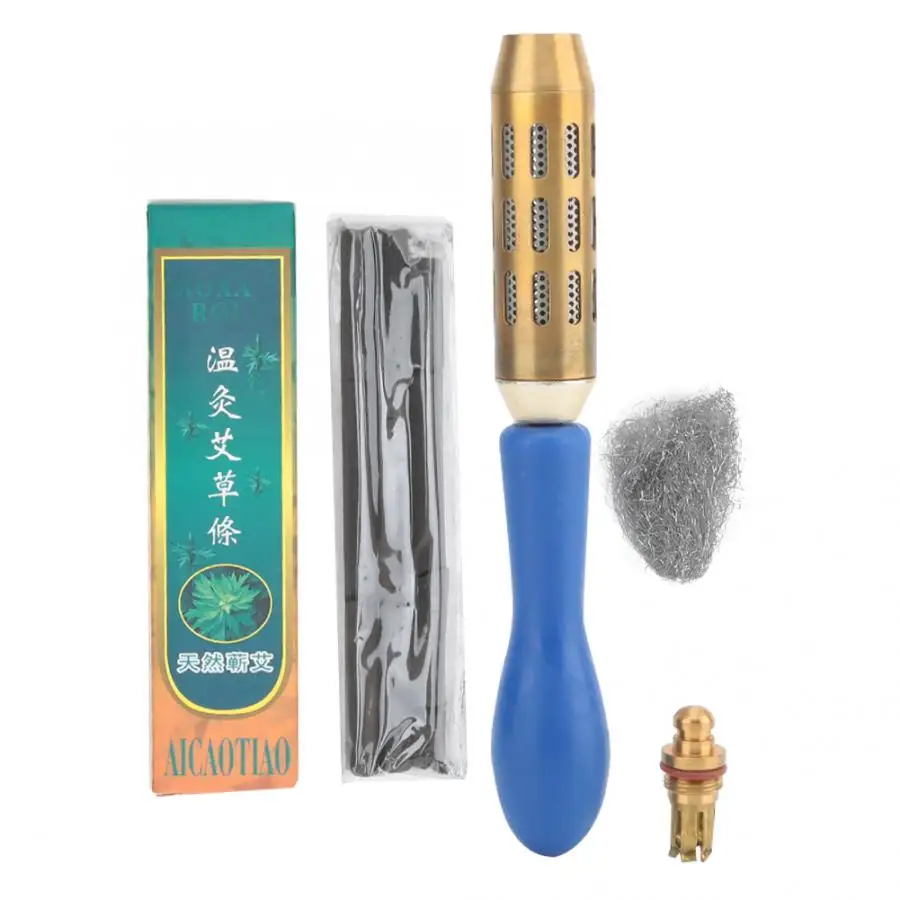 Moxa рулонная горелка для лечения прижигания Массажная палка Меридиан