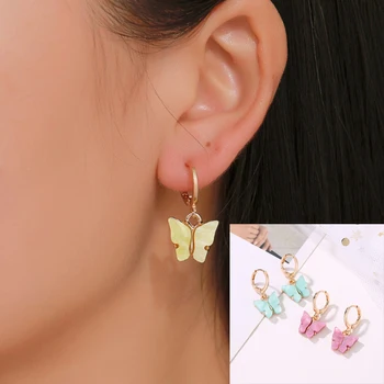 

Stainless Steel Butterfly Necklaces for Women Cute Animal Pendants Choker Girls Kids Fashion Jewelry Gift boucle d'oreille