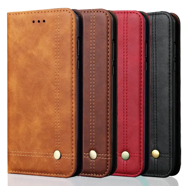 $US $7.17 For Huawei Y9 2018 FLA-LX1 Case Leather Retro Wallet Funda Huawei Y9 2019 Case Huawei Y9 Prime 2019