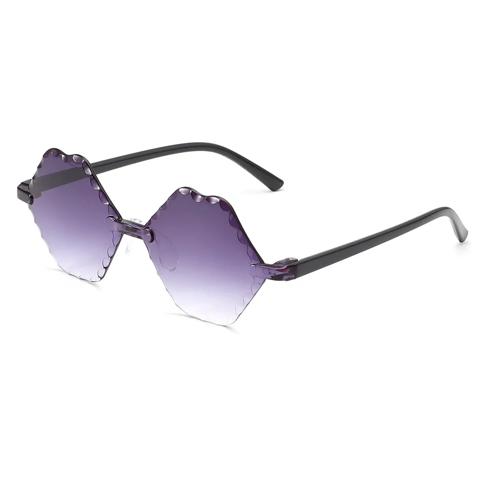 Fashion rimless Kids Sunglasses Boys Girls lips Sun Glasses UV Protection Classic Children Eyewear Lentes De Sol Gafas