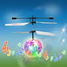 

LED Luminous Electric Flying Ball Helicopter for Kids Induction Flying Toy Hand Control RC Light Up Toys Indoor Outdoor Game