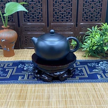 Yixing Purple Clay Teapot Restored Black Clay Xishi Pot Kung Fu Tea Set Teapot Capacity 200ml