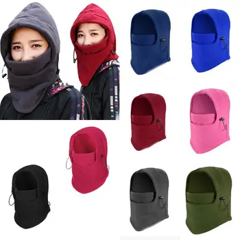 

Windproof Cap Winter Warm Outdoor Fleece Cap Cycling Ski Head Neck Face Protector