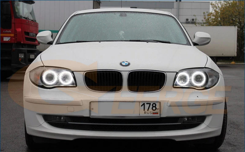 Для BMW 1 Series E81 E82 E87 E88 2004 2012 ультра яркий SMD светодиодный комплект колец ангельские