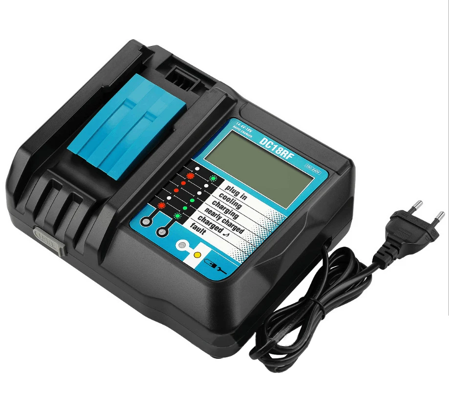 Литий-ионный аккумулятор Батарея Зарядное устройство для Makita 14,4 V 18V Bl1830 Bl1840 Bl1815 Bl1430 Dc18Rf Dc14Sa Dc18Sc