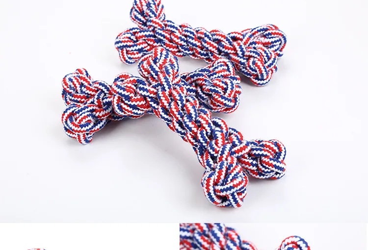 Животное из хлопковых ниток игрушка собака молярная родословная укуса устойчивая игрушка фабрика в настоящее время доступны пересечение границы горячие продажи