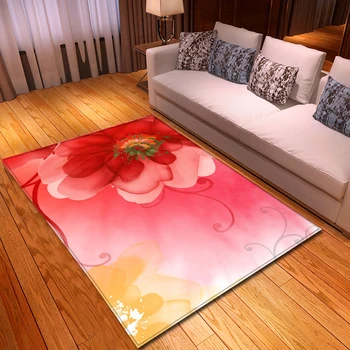 

Nordic 3D Flower Carpets Cartoon Animal Bedroom Kids Play Mat Soft Flannel Memory Foam Big Area Rugs Carpet for Living Room