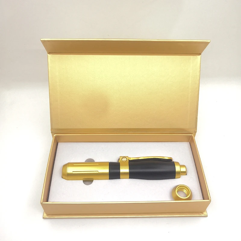 2 в 1 гиалуроновая ручка с двумя головками 0,3 мл и 0,5 мл гиалуроническая ручка с гиалуроновой кислотой наполнитель для губ Мезотерапия пистолет без иглы Распылитель ручка