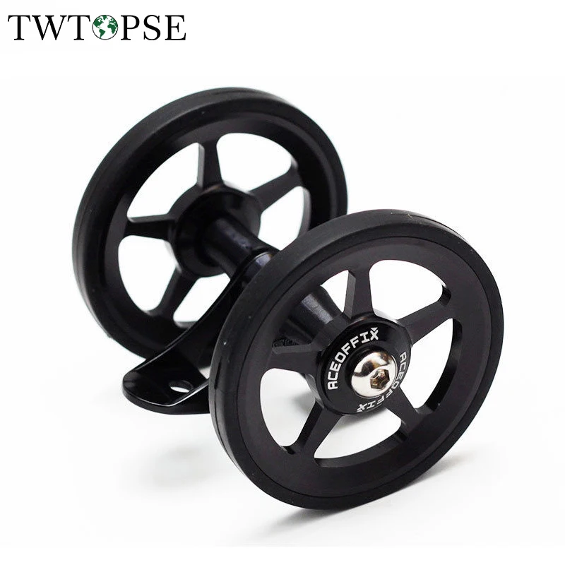 TWTOPSE легкий 65g велосипед Easywheel Mudguard ezWheel для Brompton складной Mud Guards Wheel Double AL7075 CNC 60