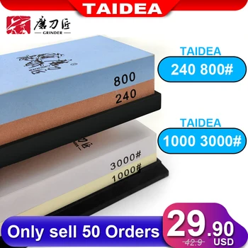 

2in1 TAIDEA sharpening stone 240 800 1000 3000# Professional sharpening system whetstone knife sharpener Grinding Stone Tools