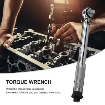 

NEW Torque Wrench Adjustable Drive Click 3/8 Wrench with 19-110 Nm Scale Accurate to +/- 4% #CO