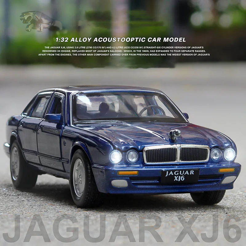 Модель классический автомобиль 1:32 XJ6 Diecasts & Toy транспортные средства