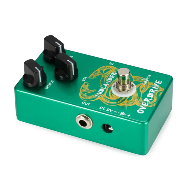 Pedale Overdrive Caline CP-509 Stack Attack - Per Chitarra, Con Compressione E True Bypass