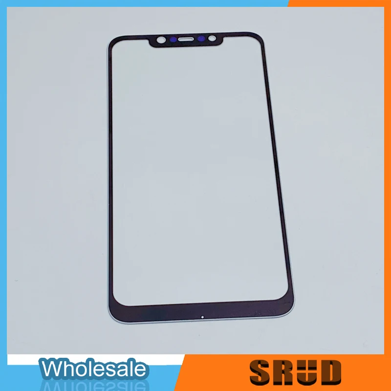 10Pcs Phone Screen Outer Glass For Xiaomi F1 A2 A3 Front Outer Glass Panel Replacement With Hollow OCA Glue
